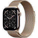Смарт-часы Apple Watch Series 11 GPS + Cellular 42mm Gold Titanium Case with Gold Milanese Loop (MF8Y4)