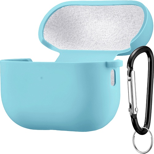 Чохол Silicone Case + Carbine для Apple AirPods Pro 2 Glacier Blue - придбати в Дніпрі, Україні: ціна, характеристики | інтернет-магазин TOUCH
