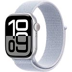 Смарт-годинник Apple Watch Series 10 GPS 42mm Silver Aluminum Case with Blue Cloud Sport Loop (MWWD3)