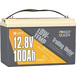 Аккумулятор Power Queen Low-Temp LiFePO4 12V (12.8V/100Ah/1280Wh) (BMS 100A/100A)