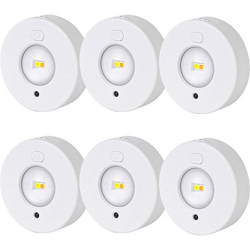 Набір світильників з датчиком руху Epik MZ-L3301 6шт White - придбати в Дніпрі, Україні: ціна, характеристики | інтернет-магазин TOUCH