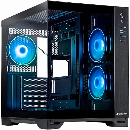Корпус Chieftec Visio Black (GM-30B-TG-OP) - придбати в Дніпрі, Україні: ціна, характеристики | інтернет-магазин TOUCH