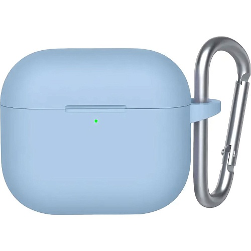 Чохол Blueo Liquid Silicone Case+Carbine для AirPods 4 Sky Blue (B44-A4LBL) - придбати в Дніпрі, Україні: ціна, характеристики | інтернет-магазин TOUCH