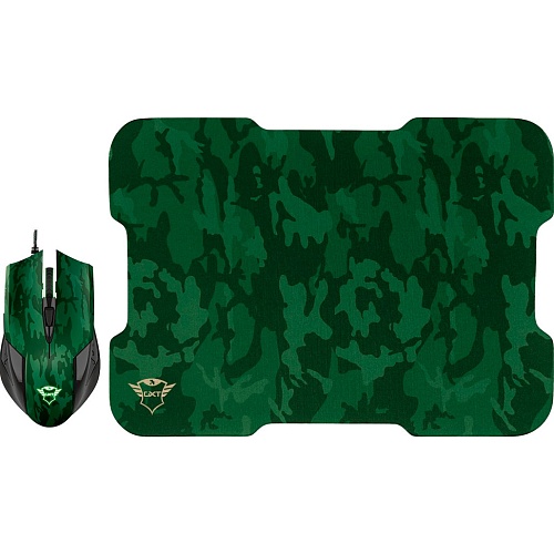 Мышь Trust GXT 781 Rixa Camo Mouse + Pad USB Camouflage (23611)