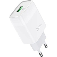 Сетевое зарядное устройство Hoco C72Q Glorious 18W White (732514)