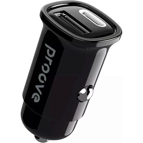 Автомобильное зарядное устройство Proove Flash USB-C to USB-А 30W Black (CCFL30111201) 