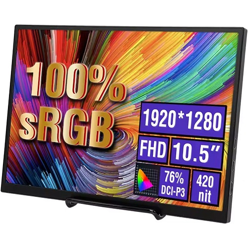 Портативный монитор Anmite A105W01 10,5" IPS Full HD Black Портативный монитор Anmite A105W01 10,5" IPS Full HD Black