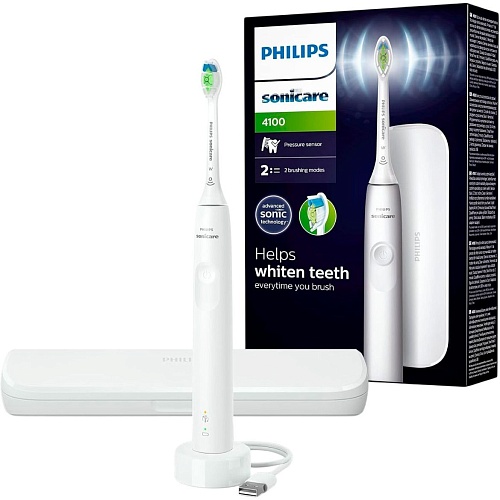 Электрическая зубная щетка Philips Sonicare 4100 HX3683/33 White Витрина