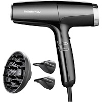 Фен BaByliss PRO BAB8550BE Falco Black/Silver Фен BaByliss PRO BAB8550BE Falco Black/Silver