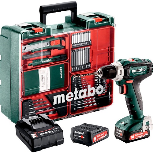 Дрель-шуруповерт Metabo PowerMaxx BS 12 (601036870)