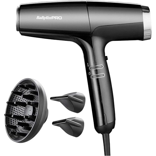 Фен BaByliss PRO BAB8550BE Falco Black/Silver - придбати в Дніпрі, Україні: ціна, характеристики | інтернет-магазин TOUCH