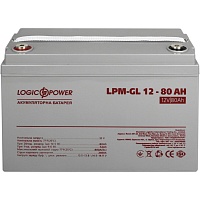 Аккумулятор LogicPower GEL 12V (12V/80Ah/960Wh) (15267) Аккумулятор LogicPower GEL 12V (12V/80Ah/960Wh) (15267)