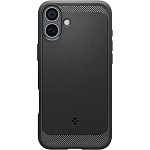 Чохол Spigen Rugged Armor with MagFit для Apple iPhone 16 Matte Black (ACS08214)
