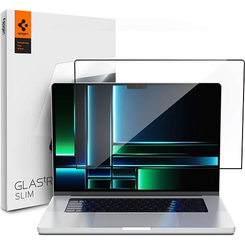 Защитное стекло Spigen GLAS.tR Slim для Apple Macbook Pro 14 2021-2023 (AGL04234)