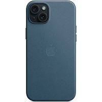 Чехол FineWoven Case with MagSafe для Apple iPhone 15 Plus Pacific Blue AAA