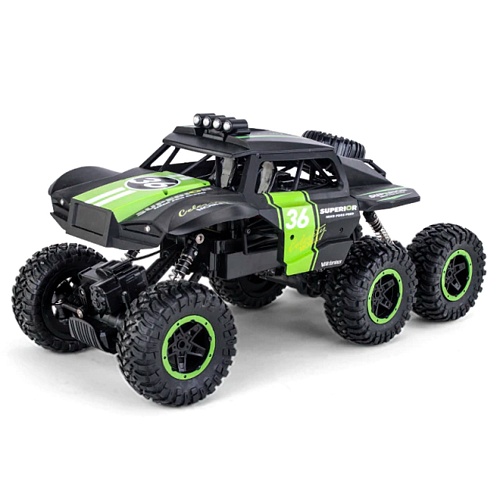 Внедорожник JJRC Q101 1:12 Off-Road Vehicle 6WD (Black/Green)