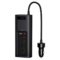 Автомобільний інвертор Baseus In Car Inverter 150W (CRNBQ-A01) Black - придбати в Дніпрі, Україні: ціна, характеристики | інтернет-магазин TOUCH Автомобільний інвертор Baseus In Car Inverter 150W (CRNBQ-A01) Black - придбати в Дніпрі, Україні: ціна, характеристики | інтернет-магазин TOUCH
