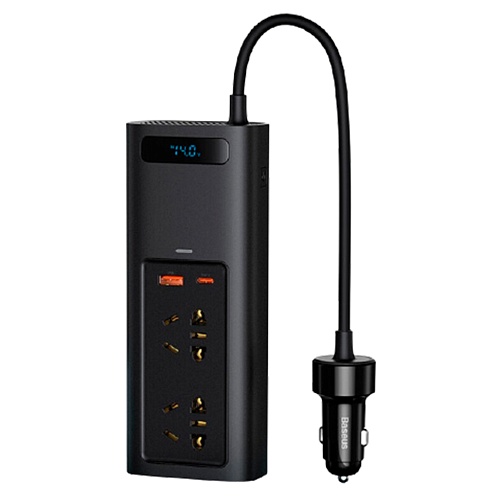 Автомобильный инвертор Baseus In-car Inverter 150W (CRNBQ-A01) Black