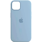 Чехол Silicone Case для Apple iPhone 14 (Blue Fog) AA
