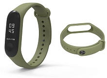 Ремешок силиконовый для Xiaomi MI Band 3/4 (Khaki) Ремешок силиконовый для Xiaomi MI Band 3/4 (Khaki)