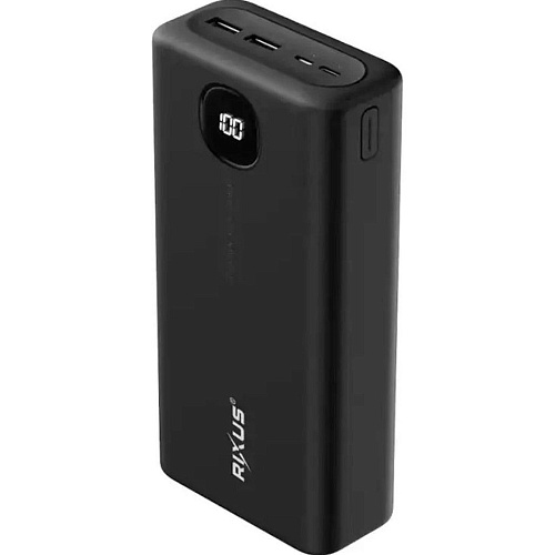 Внешний аккумулятор Rixus RXPB40 40000mAh 22.5W Black Уценка