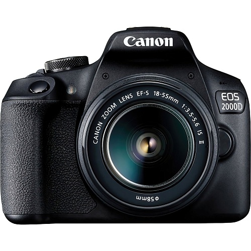 Зеркальный фотоаппарат Canon EOS 2000D Kit EF-S 18-55mm f/3.5-5.6 IS II (2728C008)