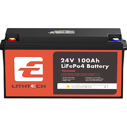Акумулятор Lithtech LiFePO4 24V (25.6V/100Ah/2560Wh) (TE24100B) - придбати в Дніпрі, Україні: ціна, характеристики | інтернет-магазин TOUCH