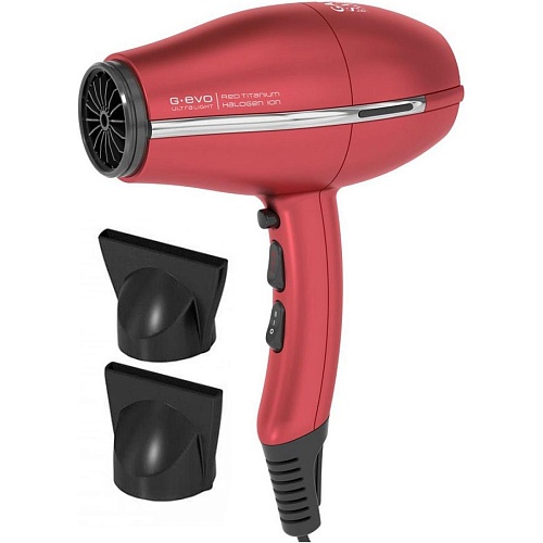 Фен Ga.Ma G-Evo Ultra Light Red Titanium (A11.UL3800DCHAL.RS) - придбати в Дніпрі, Україні: ціна, характеристики | інтернет-магазин TOUCH