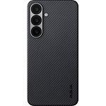 Чехол Pitaka MagEZ Ultra-Slim Classic Twill 600D для Samsung Galaxy S25 Black/Grey (KS2501) 