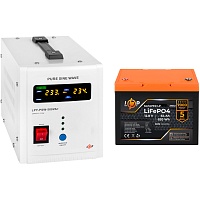 Источник бесперебойного питания (ИБП) LogicPower UPS В500 + LiFePO4 820Wh (24182)