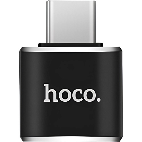Переходник Hoco UA5 Type-C to USB Black (64121)