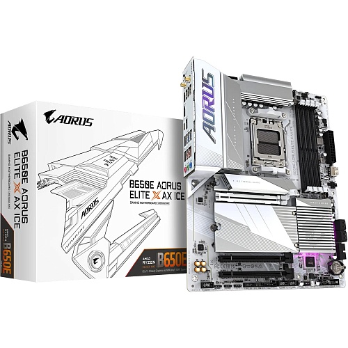 Материнська плата AORUS B650E Elite X AX Ice - придбати в Дніпрі, Україні: ціна, характеристики | інтернет-магазин TOUCH