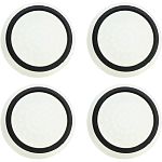 Накладки на стики Thumb Grips 4-pack для PS4/PS5/Xbox White Black