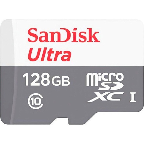 Карта пам'яті SanDisk microSDXC 128GB UHS-I Ultra A1 R-100MB/s (SDSQUNR-128G-GN6MN) - придбати в Дніпрі, Україні: ціна, характеристики | інтернет-магазин TOUCH