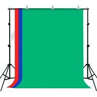 Фон хромакей з тримачем Puluz Stand Backdrop Crossbar Bracket Kit 2x2m Red/Blue/Green (PKT5204) - придбати в Дніпрі, Україні: ціна, характеристики | інтернет-магазин TOUCH