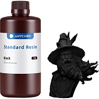 Фотополимерная смола для 3D-принтера Anycubic Standard Resin 1kg Black (SPTBK-104E) Фотополимерная смола для 3D-принтера Anycubic Standard Resin 1kg Black (SPTBK-104E)