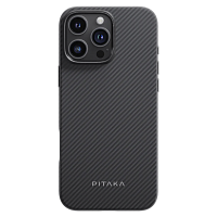 Чехол Pitaka Military-Grade Protective Case для Apple iPhone 16 Pro Max Twill 600D Black/Grey (KI1601PMPA)