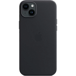 Чехол Leather Case with MagSafe для Apple iPhone 14 Midnight AAA