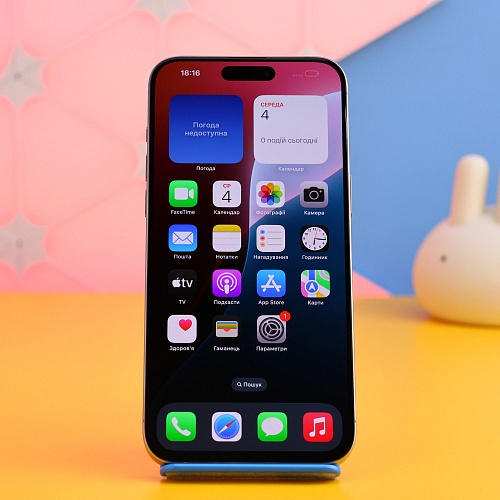 Смартфон Apple iPhone 15 Pro Max 512GB Natural Titanium (MU7E3) Б/У