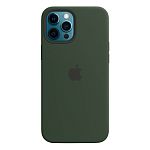 Чехол Silicone Case для Apple iPhone 12 Pro Max (Dark Olive) АА