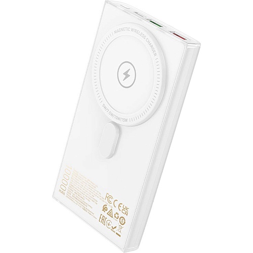 Зовнішній акумулятор Hoco Q22 Taurus MagSafe 10000mAh 22.5W White (612159) - придбати в Дніпрі, Україні: ціна, характеристики | інтернет-магазин TOUCH