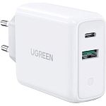 Сетевое зарядное устройство Ugreen CD170 36W White (60468)