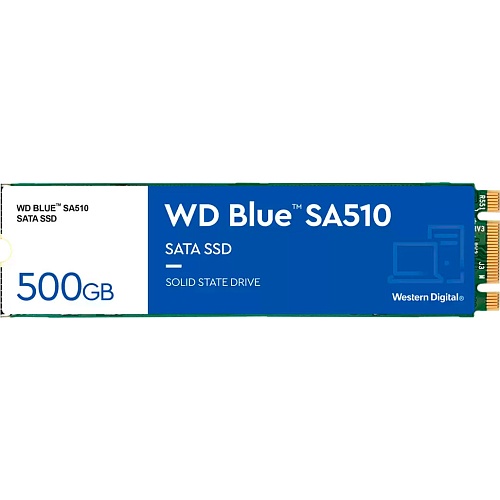 SSD накопитель WD Blue SA510 500GB (WDS500G3B0B)