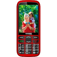 Мобильный телефон Sigma mobile Comfort 50 Optima USB-C Red UA-UCRF