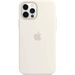 Чехол Silicone Case с MagSafe для Apple iPhone 12/12 Pro (White) ААА