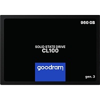 SSD накопитель Goodram CL100 Gen.3 960GB 2.5" (SSDPR-CL100-960-G3) SSD накопитель Goodram CL100 Gen.3 960GB 2.5" (SSDPR-CL100-960-G3)