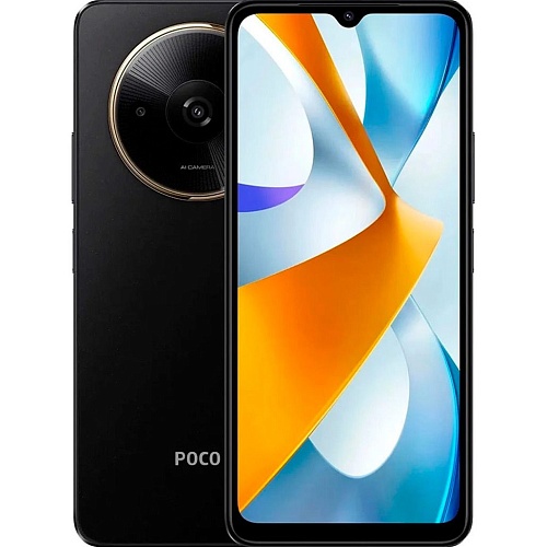 Смартфон Poco C61 3/64GB Black Global EU - придбати в Дніпрі, Україні: ціна, характеристики | інтернет-магазин TOUCH