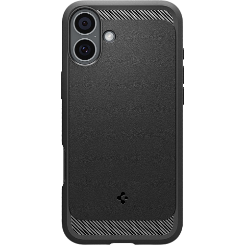 Чехол Spigen Rugged Armor with MagFit для Apple iPhone 16 Matte Black (ACS08214)