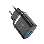 Сетевое зарядное устройство Hoco N1 1USB (Black)