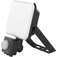 Светодиодный прожектор Videx F3 с датчиком движения и освещенности 20W 5000K Black (VLE-F3-0205B-S)